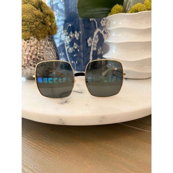 Gucci
60MM Guccify Unisex Square Sunglasses main image 7
